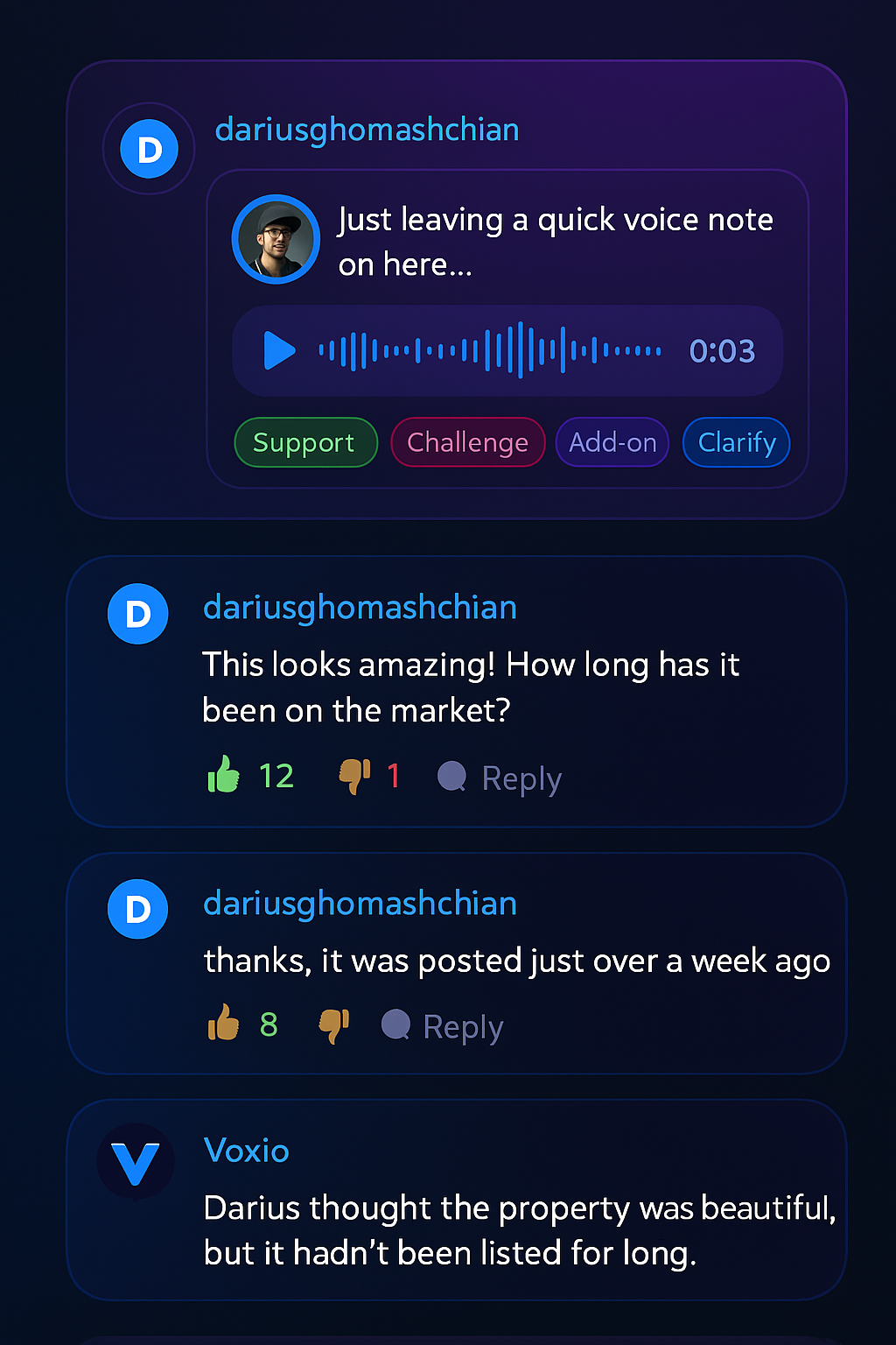 Voxio Concept Mockup